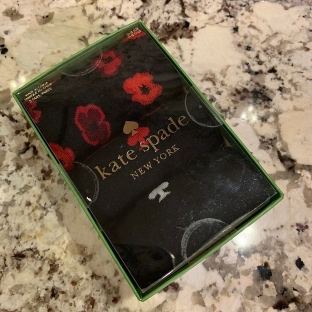 NWT KATE SPADE SOCKS (Set of 3)